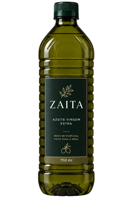Garrafa de plástico ZAITA de 750 ml