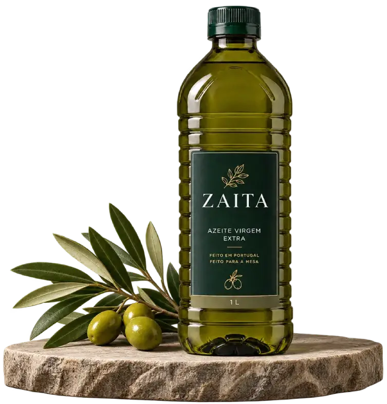 Garrafa de plástico ZAITA de 1 L